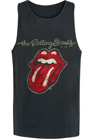The Rolling Stones Plastered Tongue Tank-Top in L