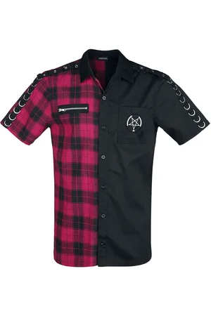 Jawbreaker Split Shirt Kurzarmhemd rot in L