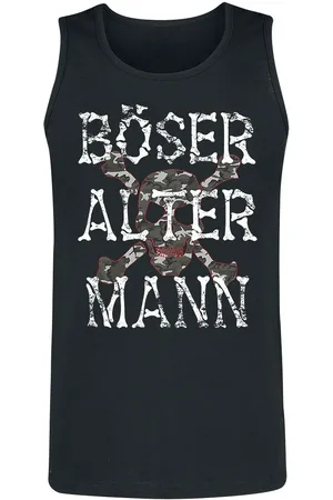 Sprüche Böser alter Mann Tank-Top in L