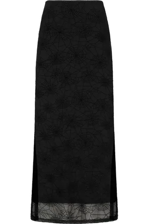 Banned Alternative Seraphina Mesh Skirt Langer Rock in XS
