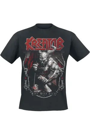 KREATOR Hate Über Alles Crest T-Shirt in 3XL