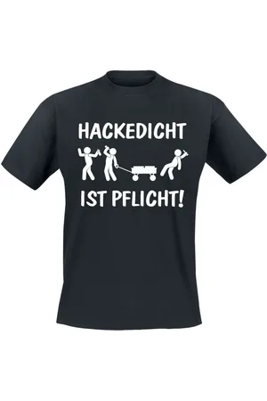 Alkohol & Party Hackedicht ist Pflicht T-Shirt in 3XL