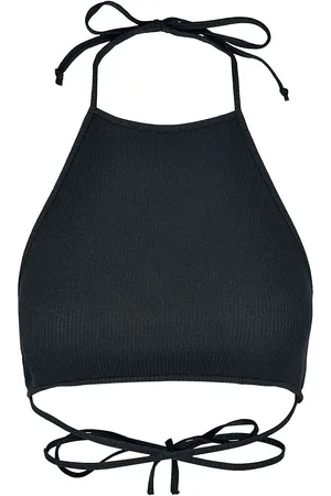 Urban classics Ladies Rib Trapeze Cropped Top Top in L