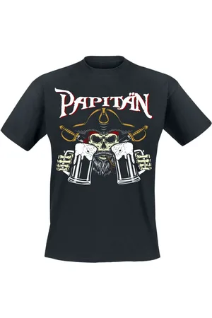 Alkohol & Party Papitän T-Shirt in 3XL