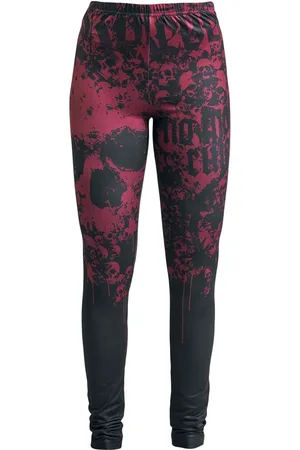 Rock Rebel Leggings mit Alloverprint Leggings rot in S