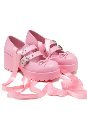 Koi Miyako Lace Up Ballet Shoes High Heel in EU37