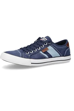 Dockers Washed Canvas Sneaker Double Blue Sneaker in EU47