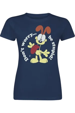 Garfield Don`t Worry ... Be Stupid! T-Shirt in 3XL