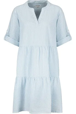 Fresh Made Dress with volants Kurzes Kleid weiß in L