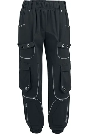 Gothicana Sweatpants With Rivets And Pockets Stoffhose in L