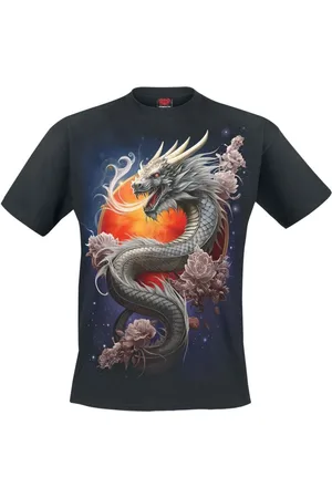 Spiral Sun Dragon T-Shirt in 3XL