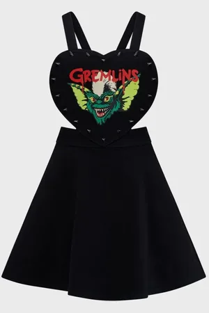 Killstar Gremlins - Stripe Pinafore Dress Kurzes Kleid in 4XL