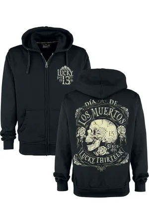 Lucky 13 Dead Skull Kapuzenjacke in L