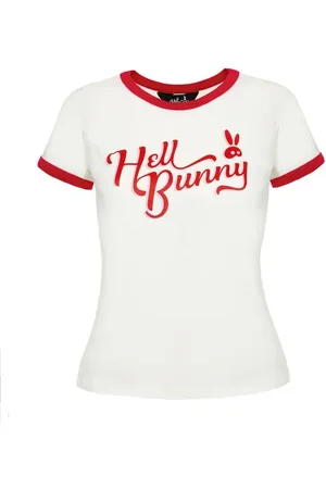 Hell Bunny Lucy T-Shirt T-Shirt rot in L
