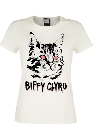 Biffy Clyro Amplified Collection - Black Cat T-Shirt in L