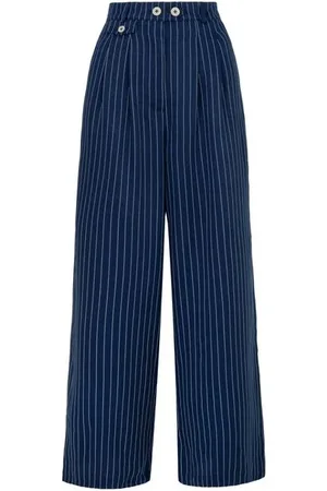Hell Bunny Costello Trousers Stoffhose weiß in 3XL