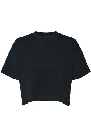 Noisy May NMALENA S/S O-NECK SEMI CROP TOP NOOS T-Shirt in L