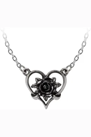 Alchemy Heart of Blackness Halskette silberfarben