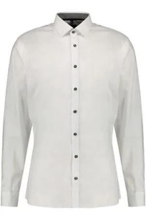 Olymp Herren Hemd Super Slim Fit Langarm