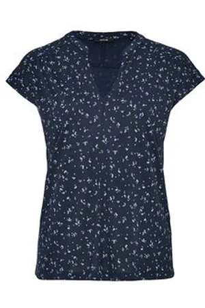 Opus Damen Shirt SANDI VINTAGE FLOWER Kurzarm