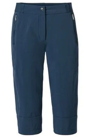 Vaude Damen Wanderhose WO FARLEY STRETCH CAPRI III, DUSTY