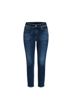 Cambio Damen Jeans "Piper" Slim Fit verkürzt