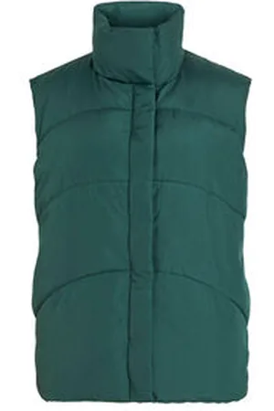 VILA Damen Steppweste VINILLY SHORT QUILTED WAISCOAT