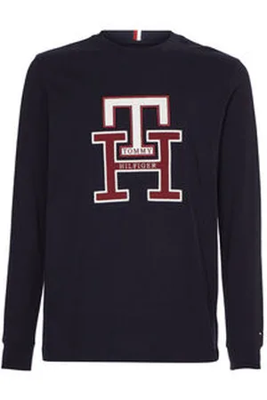 Tommy Hilfiger Herren Langarmshirt LUX MONOGRAM LONGSLEEVE
