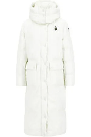 Blauer Damen Stepp-Mantel