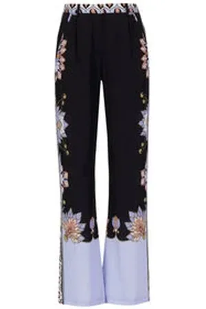 IVI Damen Marlenehose mit Seide