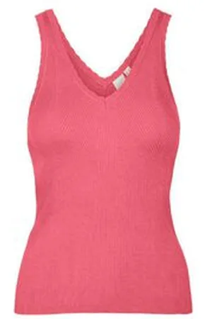 Y.A.S Damen Stricktop BALSI STRAP KNIT TOP Slim Fit