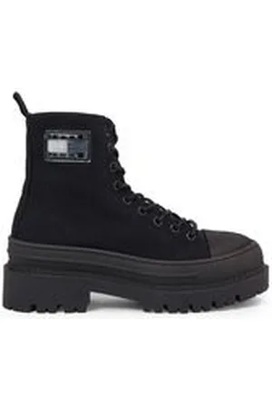 Tommy Hilfiger Damen Boots FOXING CANVAS BOOT