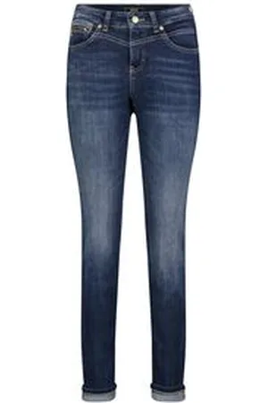 Mac Damen Jeans "Rich Slim" Straight Fit Slim Leg