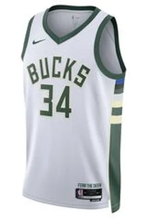 Nike Herren Basketballtrikot NBA MILWAUKEE BUCKS GIANNIS ANTETOKOUNMPO G-SWINGMAN JERSEY ASSOCIATION 2022/23