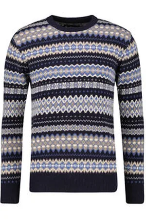 Barbour Herren Strickpullover CASE FAIR ISLE aus Lammwolle
