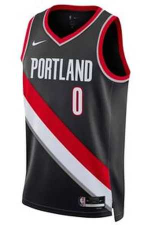 Nike Herren Basketballtrikot NBA DAMIAN LILLARD PORTLAND TRAIL BLAZERS ICON EDITION