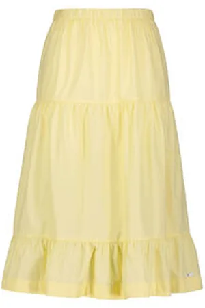 Tommy Hilfiger Damen Rock TJW POPLIN TIERED MIDI SKIRT