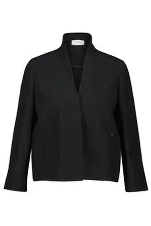 AKRIS Damen Jacke aus Viskose-Leinenmix