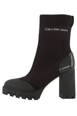 Calvin Klein Damen Boots PLATTFORM KNIT