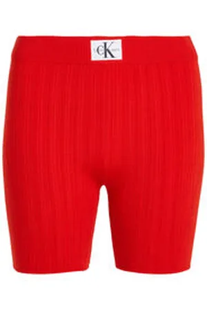 Calvin Klein Damen Rippstrick-Shorts mit Lyocell