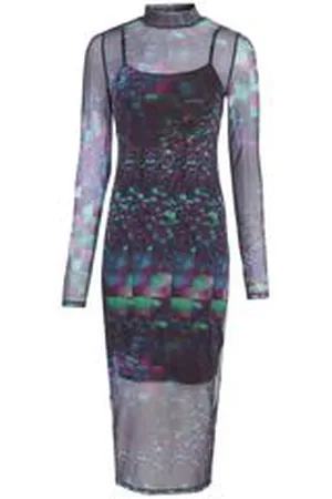 Calvin Klein Damen Kleid aus Mesh