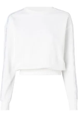 Calvin Klein Damen Sweatshirt LOGO TAPE CREW NECK