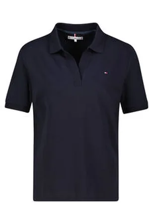 Tommy Hilfiger Damen Poloshirt mt Lyocell Relaxed Fit