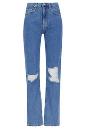 Calvin Klein Damen Jeans HIGH RISE STRAIGHT LEG
