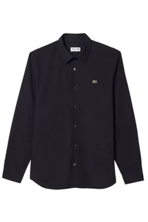 Lacoste Herren Hemd aus Baumwollpopeline Slim Fit