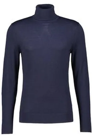 Calvin Klein Herren Rollkragenpullover SUPERIOR WOOL Strickpullover aus Wolle