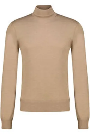 Tom Ford Herren Feinstrickpullover mit Rollkragen aus Kaschmir-Seidenmix