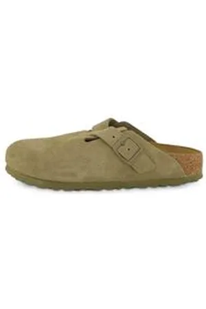 Birkenstock Damen Clogs BOSTON NARROW aus Veloursleder