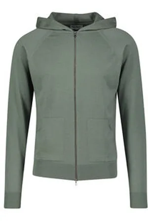 JOHN SMEDLEY Herren Strickjacke mit Kapuze aus Merinowolle CARTY 24GG EXTRAFINE MERINO EASY HOODY
