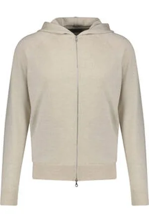 JOHN SMEDLEY Herren Strickjacke mit Kapuze aus Merinowolle CARTY 24GG EXTRAFINE MERINO EASY HOODY